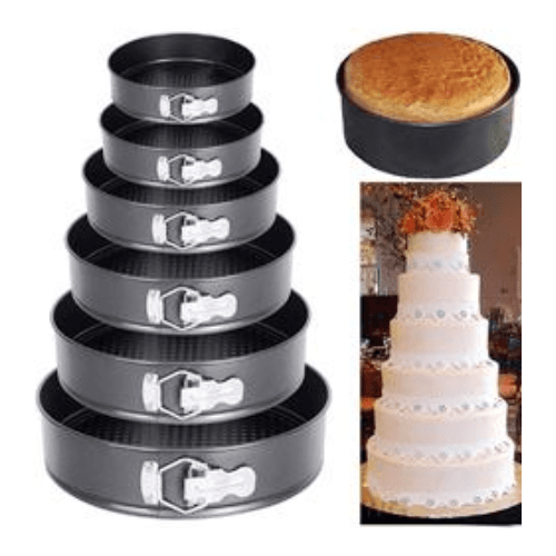 Moules à Gâteau Ronds Pâtisserie 6pcs