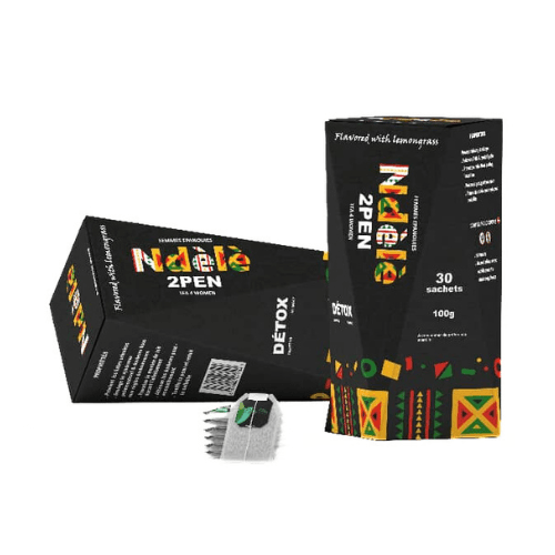 Thé Infusion Détox NDÉLÉ 2PEN, Prémenstruel et Apres-Accouchement 30 sachets 100g
