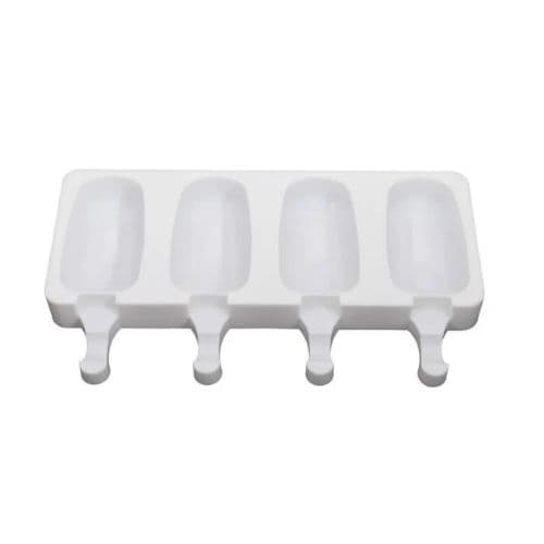 Moule à glaces esquimaux en silicone à 4 cavités