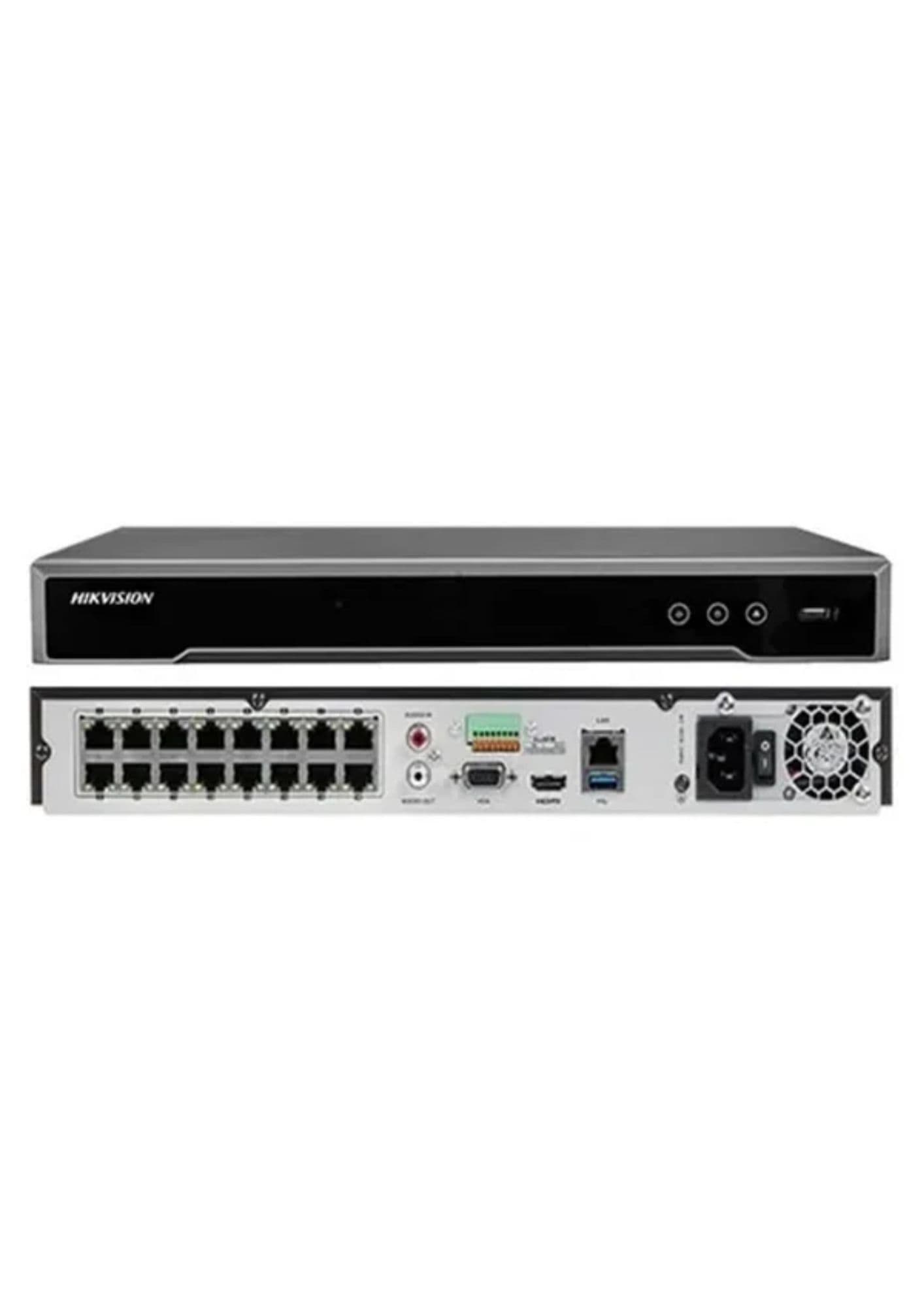 NVR, HIKVISION, 16 ports, POE DS-7616NI-Q2/16P