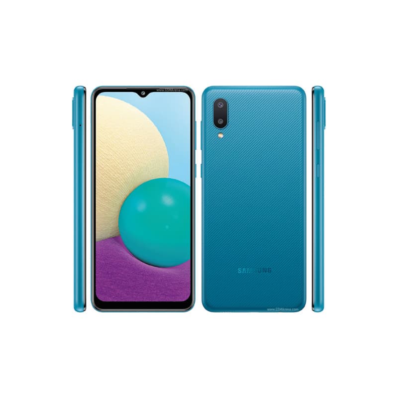 Smartphone Samsung Galaxy AO2 Double Sim Mémoire 64Go/Ram 3Go Bleu