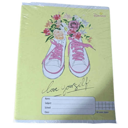 Cahier DANIELS Love Yourself 60 Leaves Square