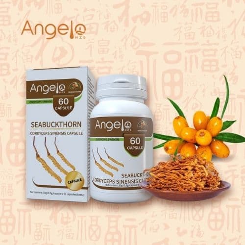 Argousier Cordyceps Sinensis ANGELO HZS, Renforce l’immunité, 60 Capsules 30g