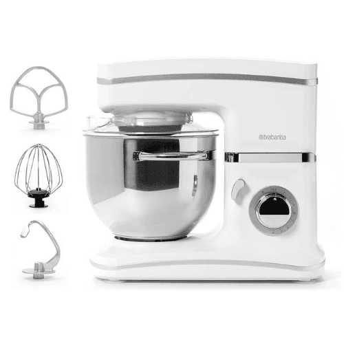 Robot Batteur avec Bol BRABANTIA BBEK1092 8 Vitesses Fonction Pulse 1000W 5,2L