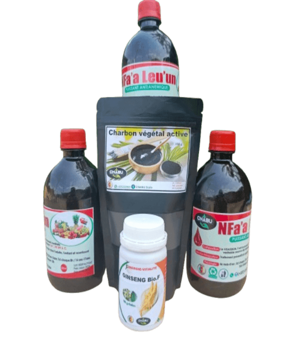 Boisson Kit Hemo-Cnabu pour le Traitement des Hémorroïdes Externes ou Internes 5 Produits
