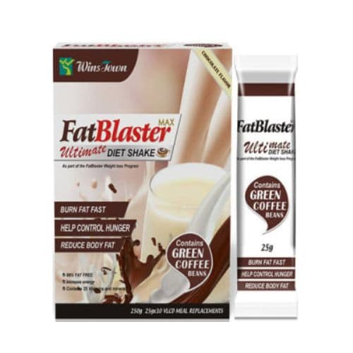Boisson Diététique FatBlaster Ultime Saveur chocolaté WINS TOWN 10 sachets 250g